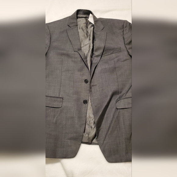 Calvin Klein Charcoal Blazer Suit Coat - Picture 4 of 11
